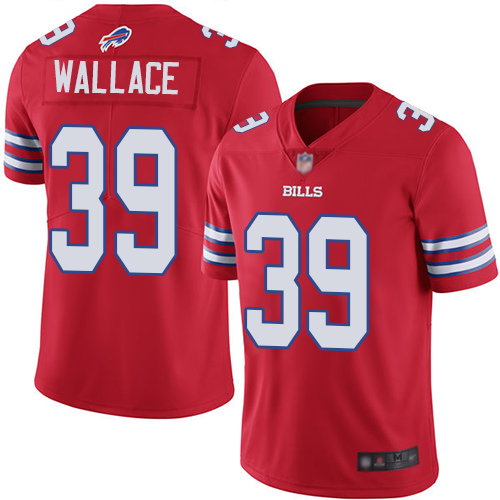 Men Buffalo Bills #39 Levi Wallace Limited Red Rush Vapor Untouchable NFL Jersey->buffalo bills->NFL Jersey